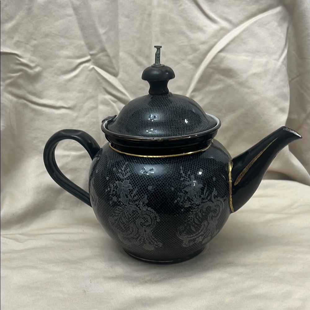 1909 Elite Australia Hand Painted Tea Pot